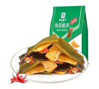 Bamboo Shoots and Enoki Mushroom Snacks，Ready to Eat Fresh Pickles Vegetables, Kelp Mixed with Bamboo Shoots Slices, Leisure Snacks, Vegeta, Snack Foods (kelp Crispy Bamboo Shoots,160g)