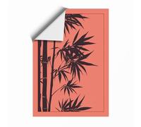 Bamboo Silhouette Botanical Unframed Wall Art Print A3 (42×29.7cm), Wall Decor for Living Room, Bedroom, Office & Home, Art Gift