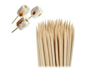 Bamboo Skewers Set 500 Shish Kebab Sticks 40cm Barbecue Wooden Sticks Meat
