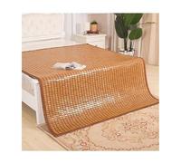 Bamboo Sleeping Mat - Double-Sided Foldable Cooling Mattress Pad, Portable & Lightweight Air Conditioning Mat for Hot Weather Travel
