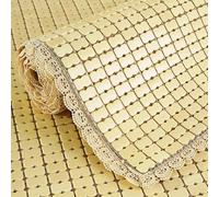 Bamboo Sleeping Mat - Foldable Summer Cooling Mattress, Eco-Friendly Breathable Design for Lightweight Comfort and Ultimate Relaxation