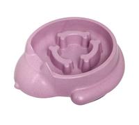 Bamboo Slow Feeder Cat Shaped Dog Bowl - 700ml