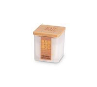 Bamboo Small Soy Wax Candle - Cedarwood & White Musk in Cool White Bamboo Cool White