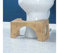 Bamboo Squatty Potty Squatting Toilet Poop Stool Bathroom Non-Stick
