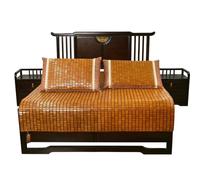 Bamboo Summer Bed Mat for Sleeping, Foldable & Breathable Beef Tendon Pad - Cool Comfort for Single/Double/Queen Size, 10-15 Years, 180x200CM