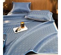 Bamboo Summer Cooling Sleeping Mat, Cooling Sleeping Mat Multicolor Multiple Sizes(Blue,80 * 195cm)