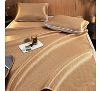 Bamboo Summer Cooling Sleeping Mat, Cooling Sleeping Mat Multicolor Multiple Sizes(Brown,200 * 220cm)