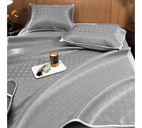 Bamboo Summer Cooling Sleeping Mat, Cooling Sleeping Mat Multicolor Multiple Sizes(Grey,80 * 195cm)