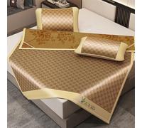 Bamboo Summer Cooling Sleeping Mat, Foldable Bamboo Sleeping Mat Cooling Double Sided Multicolor Multiple Sizes(Color D,90cm)