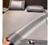 Bamboo Summer Cooling Sleeping Mat, Foldable Cooling Mat With Pillowcase Dual-Sided Rattan Ice Silk Multicolor Multi Sizes(Gray+black,120 * 200cm)