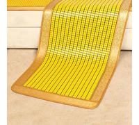 Bamboo Summer Sleep Mat - Breathable & Smooth Mattress for Sofa Bed & Office Chair - 40x40cm Mahjong Bed Mat for Cool Comfort on Hot Nights