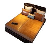 Bamboo Summer Sleeping Mat, Bamboo Ice Silk Cool Mattress per Portable Double Sided Summer Mat Multiple Sizes(0.9 * 1.9M/35 * 74in)