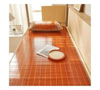 Bamboo Summer Sleeping Mat, Foldable Summer Cooling Sleeping Mat With Rattan Pillowcase, Breathable Natural Bamboo Cooling Sleeping Mat For Home School Dormitory(Size:80CMX190CM,Color:D)