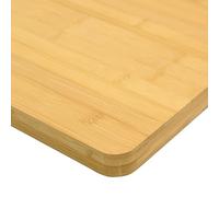 Bamboo Tabletop 50x100x1.5 cm, Kitchen Work Surface, Desk for Office, Conference Room, Study Space, Durable and Stylish Bamboo Kitchen Table