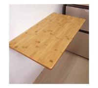 Bamboo Tabletop for Standing Desk & Home Office Rectangular Solid Wood Top with Rounded Corners Standard Size 80x50x2 cm& Stylish Work Surface