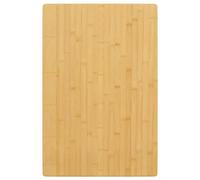 Bamboo Tabletop Replacement 60x100x2.5 cm Versatile Wood Desktop Board for Indoor/Outdoor Use Workbench Surface Perfect for DIY Projects