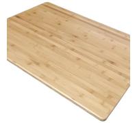 Bamboo Tabletop Waterproof Rectangular Desk Surface Customizable Solid Wood Top for Kitchen Office and Room (60x50x2 cm) -Universal Worktop