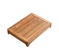 Bamboo Tea Tray with Water Sto Der - Solid Wood Chicken Design Rosewood h Perfect for Serving Tea Pots - Ideal Accessory for Tea Enthusiasts