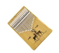 Bamboo Thumb Piano 17-tone Kalimba Finger Piano Musical Instrument With Accessories Thumb Piano (Color : 01)