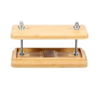 Bamboo Tofu Press with Drip Tray and Middle Strainer, Safe Tofu Strainer Press, Practical Tofu Drainer Reusable Tofu Press Maker Efficient Tofu Maker Press Mold Kit for Making Homemade Tofu, Cheese