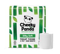 Cheeky Panda 100% Natural Bamboo Luxury Toilet Tissue 3PLY 200 Sheets 9 Rolls