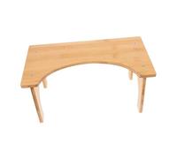 Bamboo Toilet Stool for Adults - Non-Slip Solid Wood Step Stool for Optimal Toilet Posture Compact Design for Bathroom Use Perfect for Families and Small Spaces