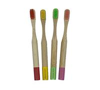 Bamboo Toothbrush Kids Toddler Eco Biodegradable Medium Bristles Zero Waste Tooth Brush