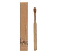 Bamboo Toothbrush Set, Biodegradable Natural Wooden Handle with Extra Soft Bristles, Sustainable Oral Care for Adults, Zero Waste Travel Toothbrush for Gentle Cleaning (1 Pcs)