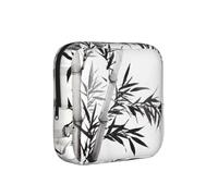 Bamboo Tree Image Chinese Calligraphy Print Sanitary Napkin Storage Bag, Portable Holder for Pads, Period Pouch for Teen Girls, Reusable Sanitary Bag