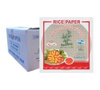 Bamboo Tree Rice Paper Round Vietnamese Banh Trang 22 cm 340 g pack for Spring & Summer Rolls