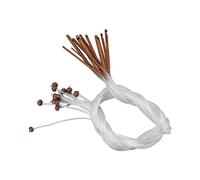 Bamboo Tunisian Crochet Hook Set - 12Pcs Carbonized Tube Hooks, 1.2 Meters Long Knitting Needles for Weaving Carpets & Crafting