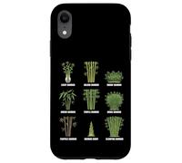 Bamboo Types Botanical Chart Botany Plant Species Case for iPhone XR