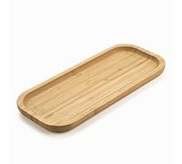 Bamboo Vanity Tray, Bathroom Counter Tray, Toilet Tank Top Tray for Organizing and Decor Display, 11.8 x 5.1 x 0.8 inch