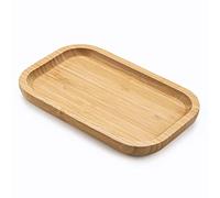 Bamboo Vanity Tray, Bathroom Counter Tray, Toilet Tank Tray, Bathroom Tray for Organizing and Home Decor, 7.9 x 5.1 x 0.8 inch