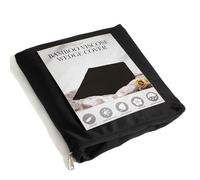 Bamboo Viscose Top Layer Wedge Pillow Case Cover 24" L x 24" W x 7.5" H, Moisture-Wicking, Cooling and Breathable Wedge Pillow Cover with Zipper