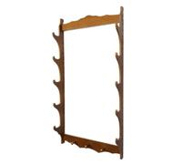Bamboo Wall Mount Display Stand for Swords, Bow and Arrow Rack, Weapon Organizer, Traditional Style