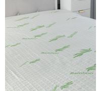 Home Sweet Home UK Anti-Allergy Luxury Bamboo Mattress Protector Waterproof Small Single 40CM Deep Pocket Bunk Fitted Mattress Cover