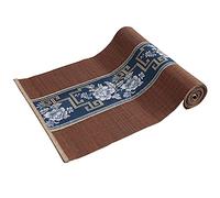Bamboo Waterproof Thermal Insulation Table Runner,New Chinese Style Embroidered Tea Mat, Tea Ceremony Accessories(Size:30×120cm)