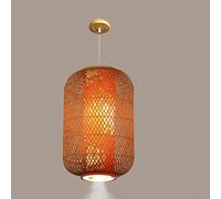 Bamboo Weaving Pendant Light Fixtures,Basket Pendant Lighting,Boho Light Fixture Hand-Woven Chinese Style Chandelier, Bamboo Retro Pendant Lamp,for Dining Room Kitchen Island Bedroom