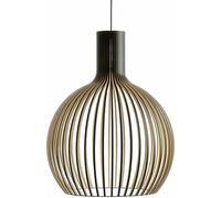 Bamboo Wicker Chandelier Pendant Light, Coastal Round Globe Hanging Lamp for Kitchen Island & Dining Room, Modern Ceiling Fixture Stylish Home Decor