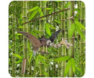 Bamboo Wind Chime Coconut Mobile Handmade Garden Decoration Dragon
