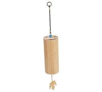 Bamboo Wind Chime for Outside 16.5'' Hanging Bamboo Wind Chime with Pendant Soothing & Harmonious Melody for Outside Patio, Garden, Balcony and Church (Tune C) HOME Decor