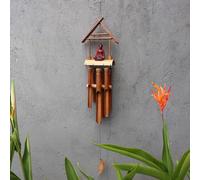 Bamboo Windchime - Natural finish - Brown Buddha 6 Tubes