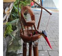 Bamboo Windchime Natural Finish Mother & Chicks