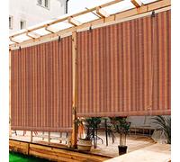 Bamboo Window Shades Adjustable Bamboo for Indoor Use Sun Protection & Privacy Roller Shades for Windows & Doors EcoFriendly Natural Light Filter.
