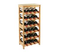 Relaxdays Bamboo wine rack 24 bottles