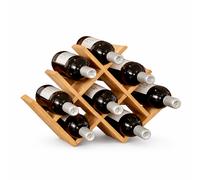Bamboo Wine rack Bottle rack Wine bottle holder Wine bar 8 bottles