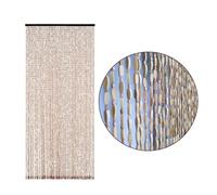 Bamboo Wood Beaded Curtain For Doorways 70cm 80cm 90cm 100cm 110cm 120cm Hanging Room Divider, Decorative Door String Curtain, Handmade Natural Doorway Bead(Natural,110x200cm)