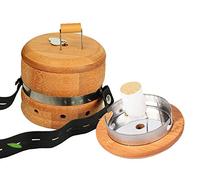 Bamboo Wood Moxa Stick Roll Holder Healing Therapy Massager Moxibustion Box Tool