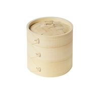 Bamboo Wood Steamer Outdoor Camping Bowl Cup Steamer for Home Kitchen for Picnic BBQ Size M